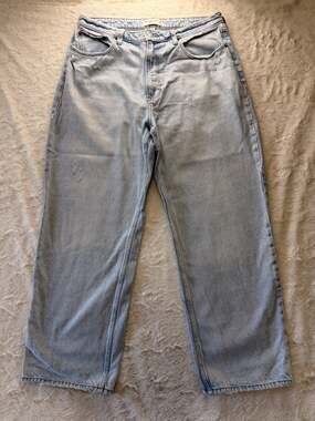 Abercrombie & Fitch Jeans Womens 32/14R Light Curve Love 90s Loose High Rise